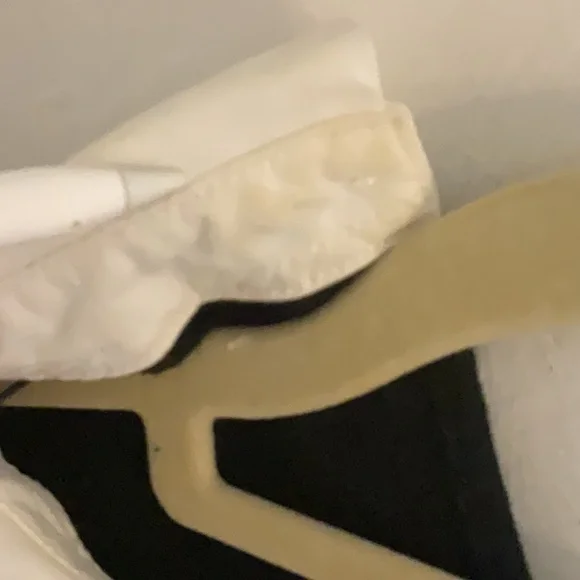 Sale! SHEIN Contrast Collar Letter Graphic Sweatshirt, Size S, Black/White - Picture 11 of 12